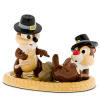 Chip n Dale Thanksgiving LE Salt and Pepper Shakers