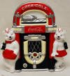 Coca Cola Juke Box with Bears Cookie Jar