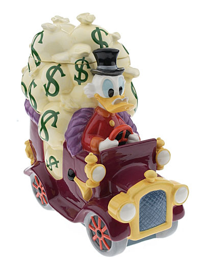   on Disney S Uncle Scrooge In Car Le Cookie Jar Da20492