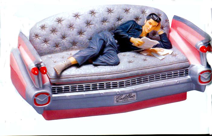  ELVIS CADILLAC COUCH COOKIE JAR