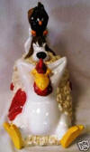 Foghorn and Henry Hawk Cookie Jar