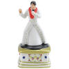 Elvis on Record with white Suit Salt and Pepper Shakers