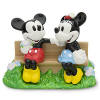 Mickey and Minnie on Park Bench LE Salt and Pepper Shakers