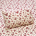 Disney Mickey Candy Cane Twin Size Flannel Sheet