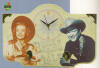 Roy Rogers and Dale Evans Wall Clock and Hanger