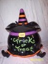 Witch inside Witch Hat cookie jar